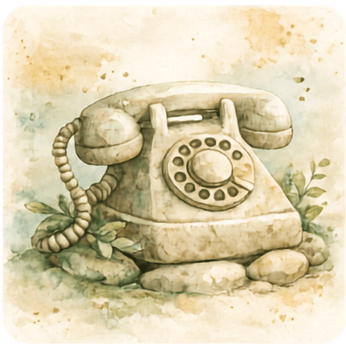 Ícone ilustrado de um telefone representando o contacto telefónico da Nmedicinas.